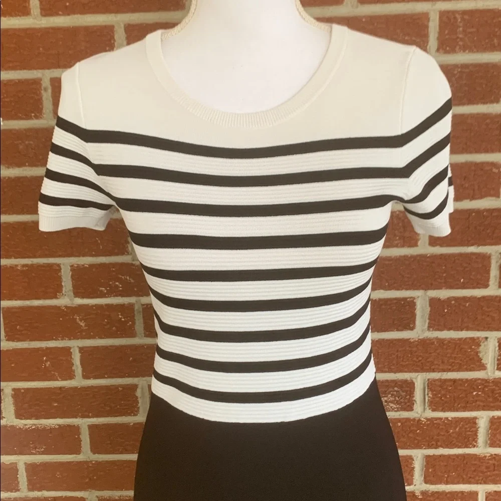 Talbots striped sweater dress